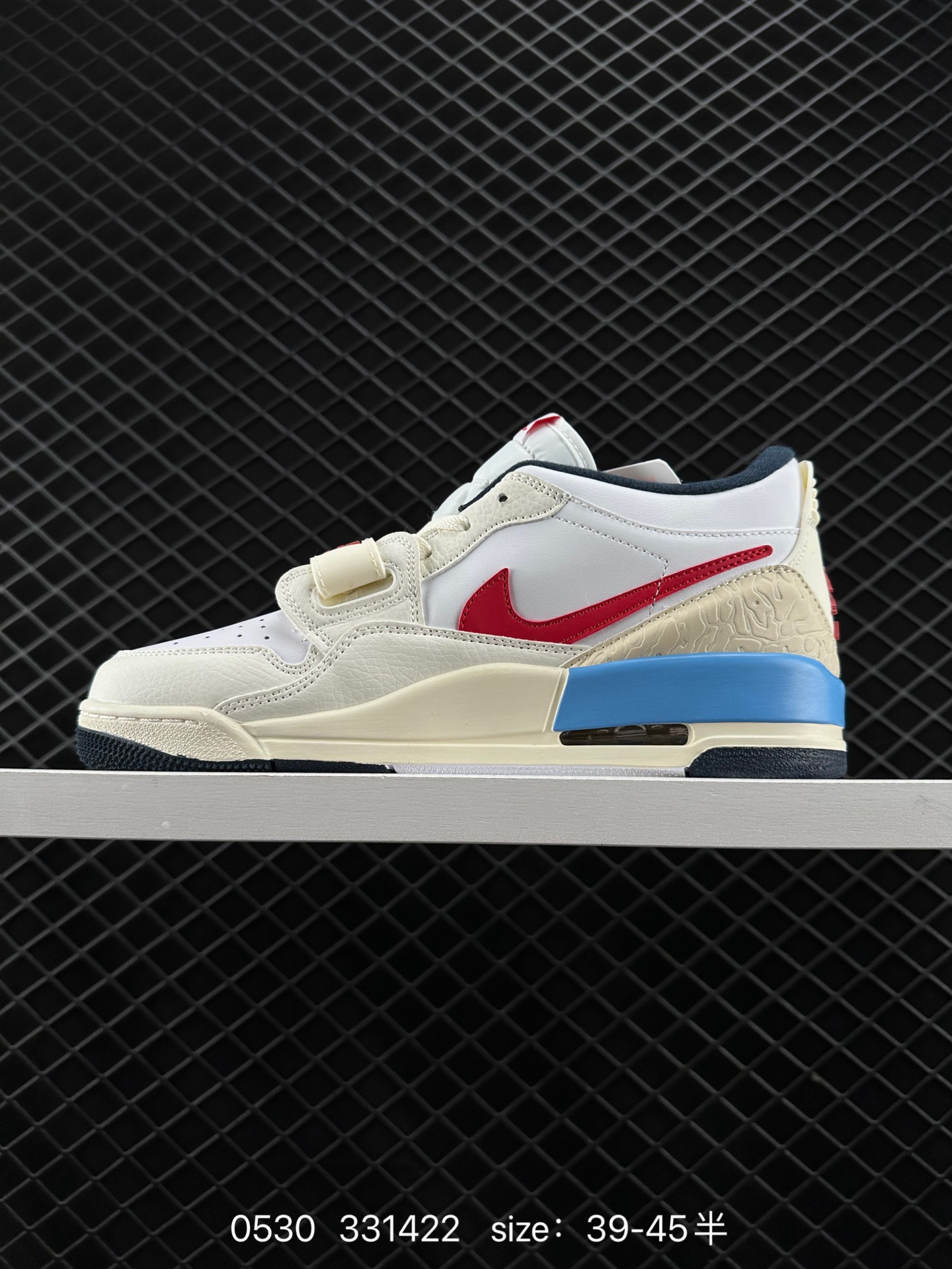 Nike Air Jordan Legacy 312 Low”White/Grey Fog/Blue/Red“